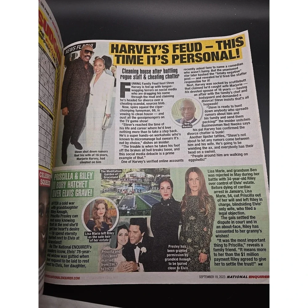 National Enquirer Hollywood Haters Britney Spears Bob Barker Kevin Costner 2023‎